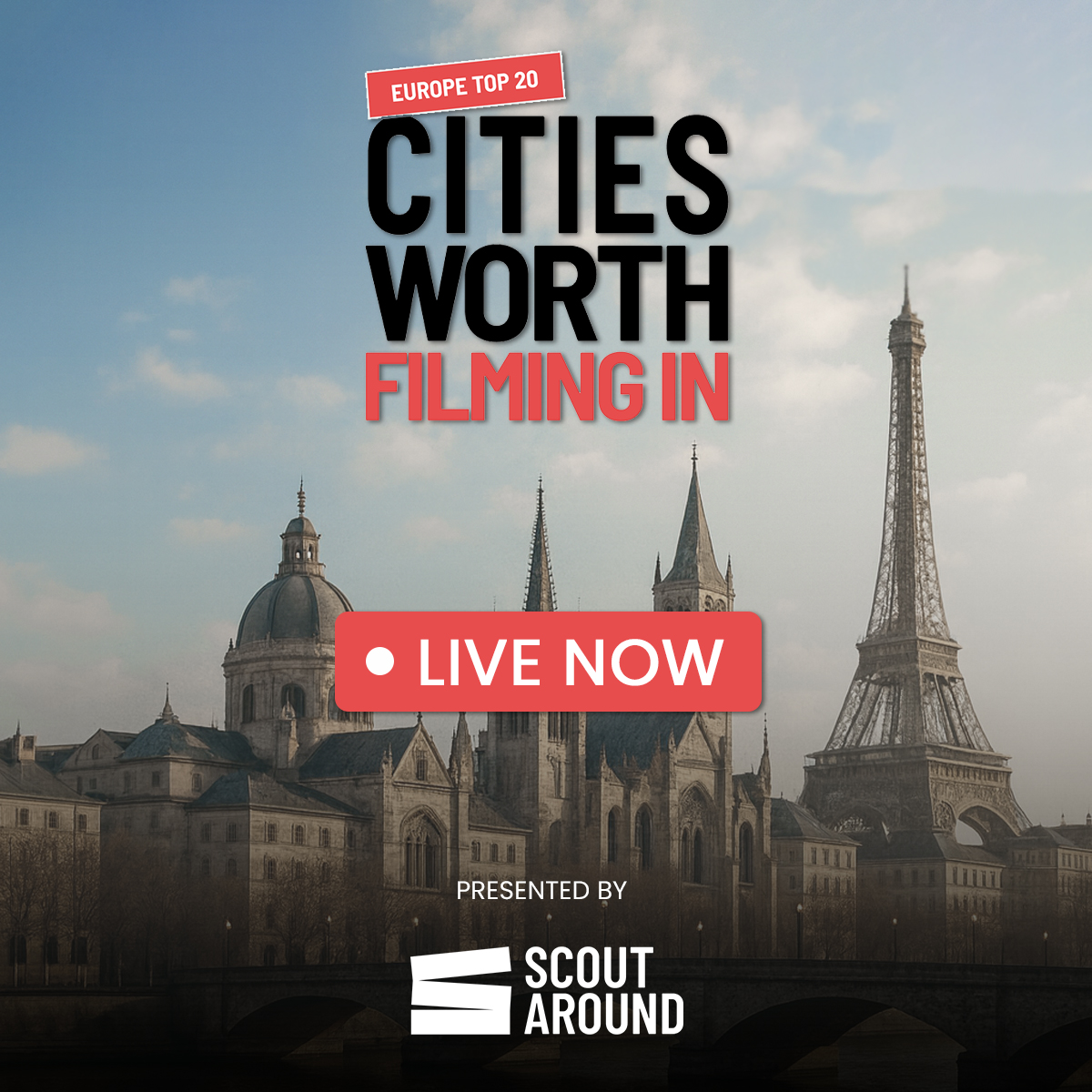 Europe’s Top 20 Cities Worth Filming In (2026): A Production-First Ranking for Filmmakers