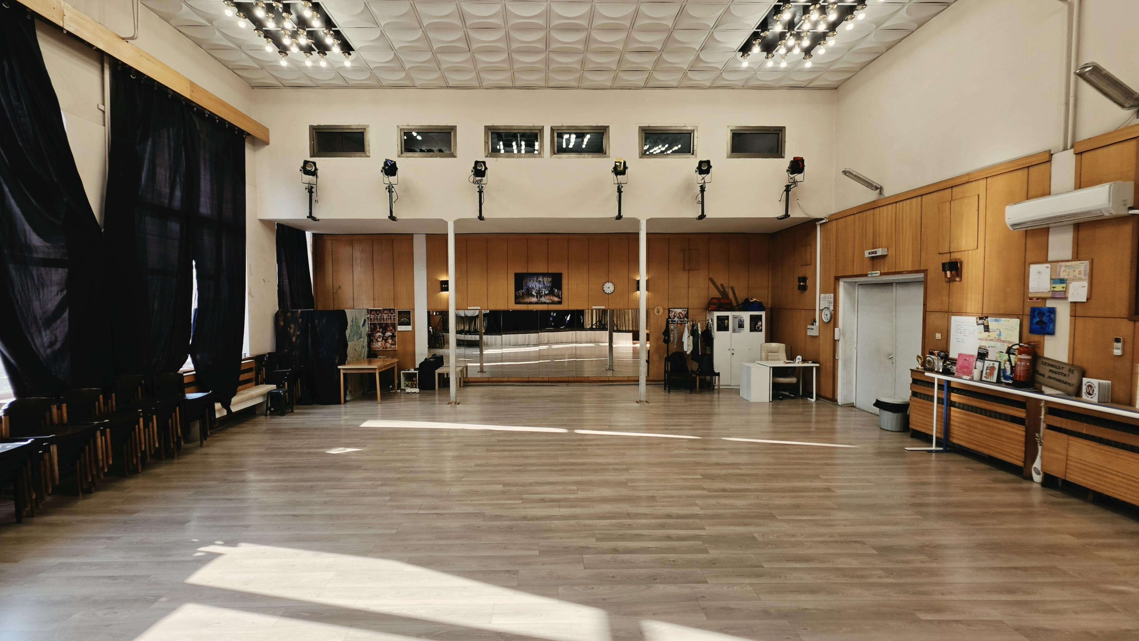 Main gym floor